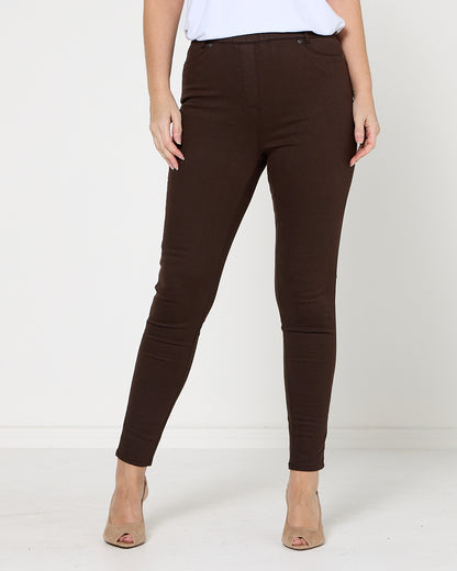 Denver Jegging - Chocolate