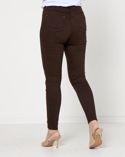 Denver Jegging - Chocolate