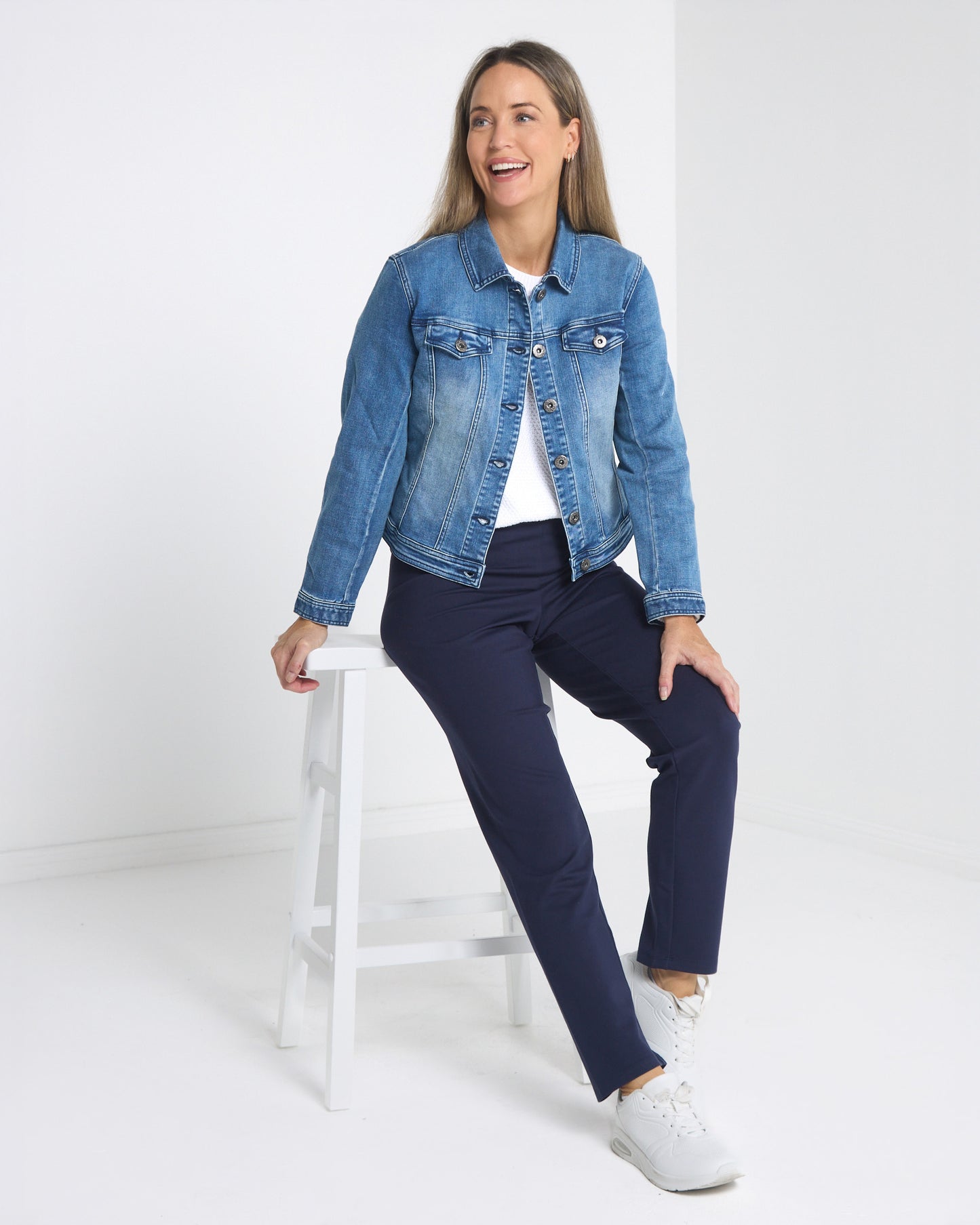 Carolyn Denim Jacket - Denim