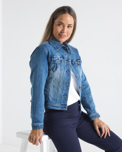 Carolyn Denim Jacket - Denim