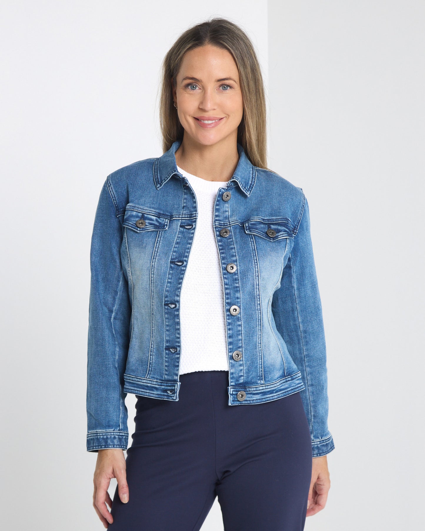 Carolyn Denim Jacket - Denim