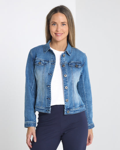 Carolyn Denim Jacket - Denim