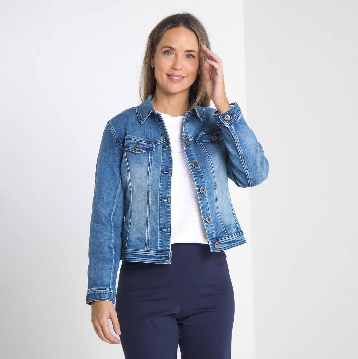 Carolyn Denim Jacket - Denim