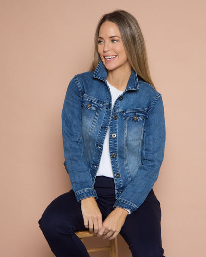 Carolyn Denim Jacket - Denim