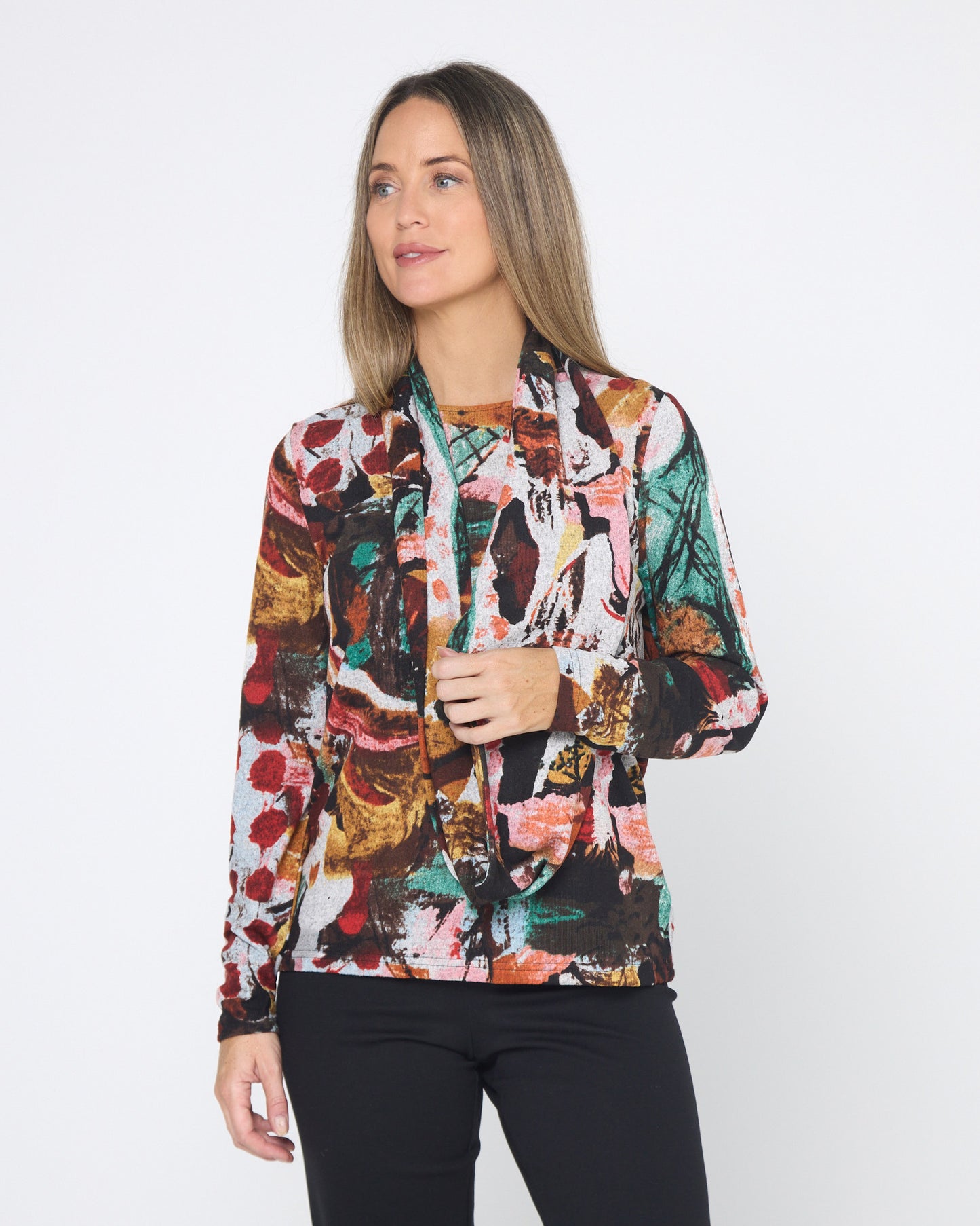 Lani Knit Top & Snood - Autumn Grove