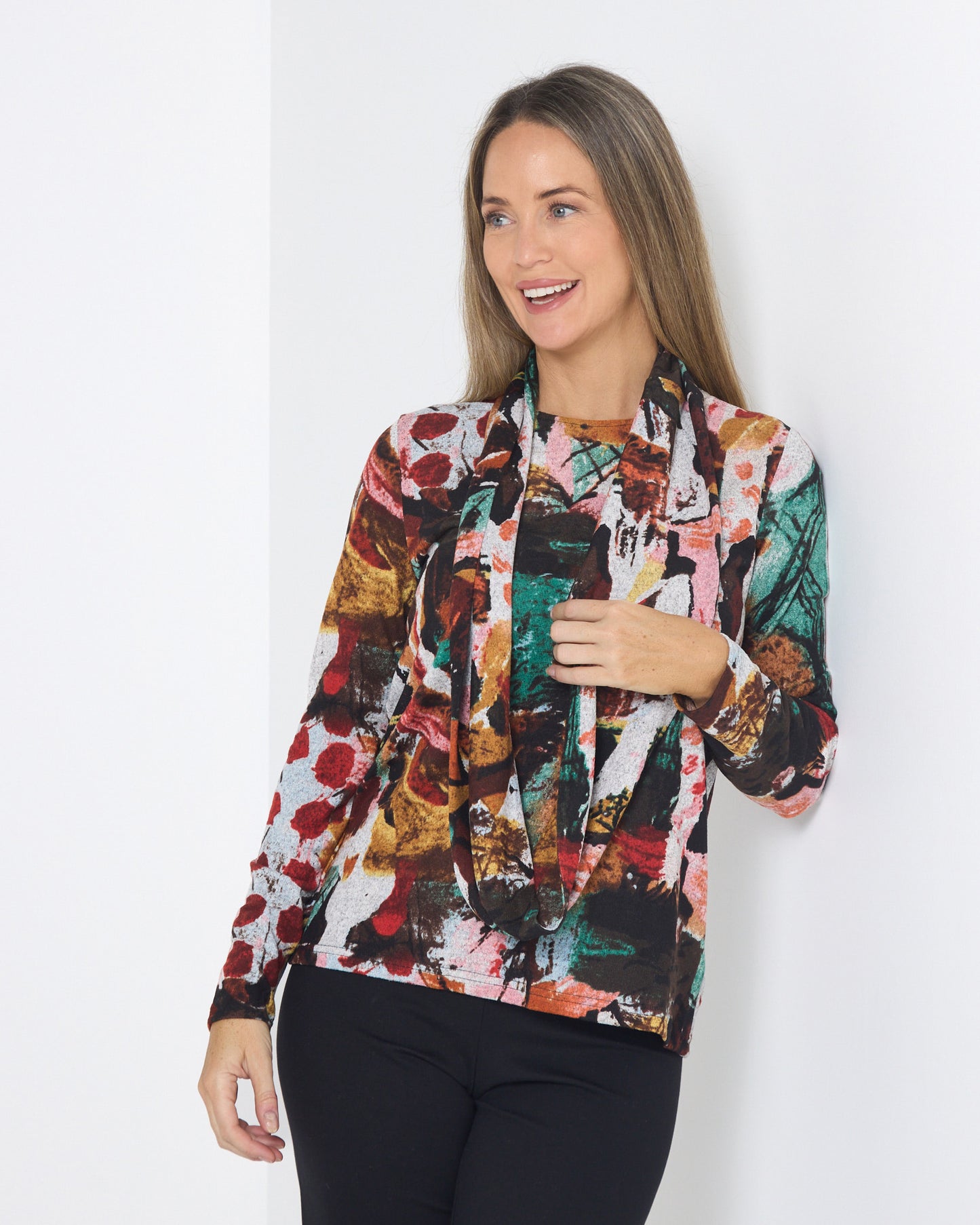 Lani Knit Top & Snood - Autumn Grove