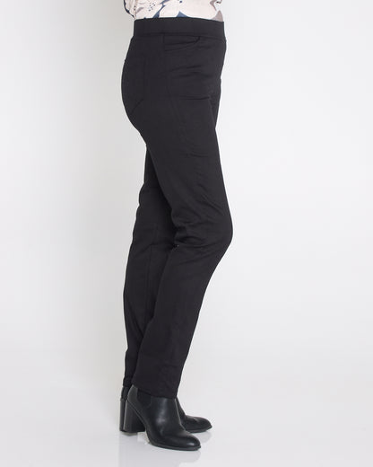 Kayla Winter Pull-On Pants - Black