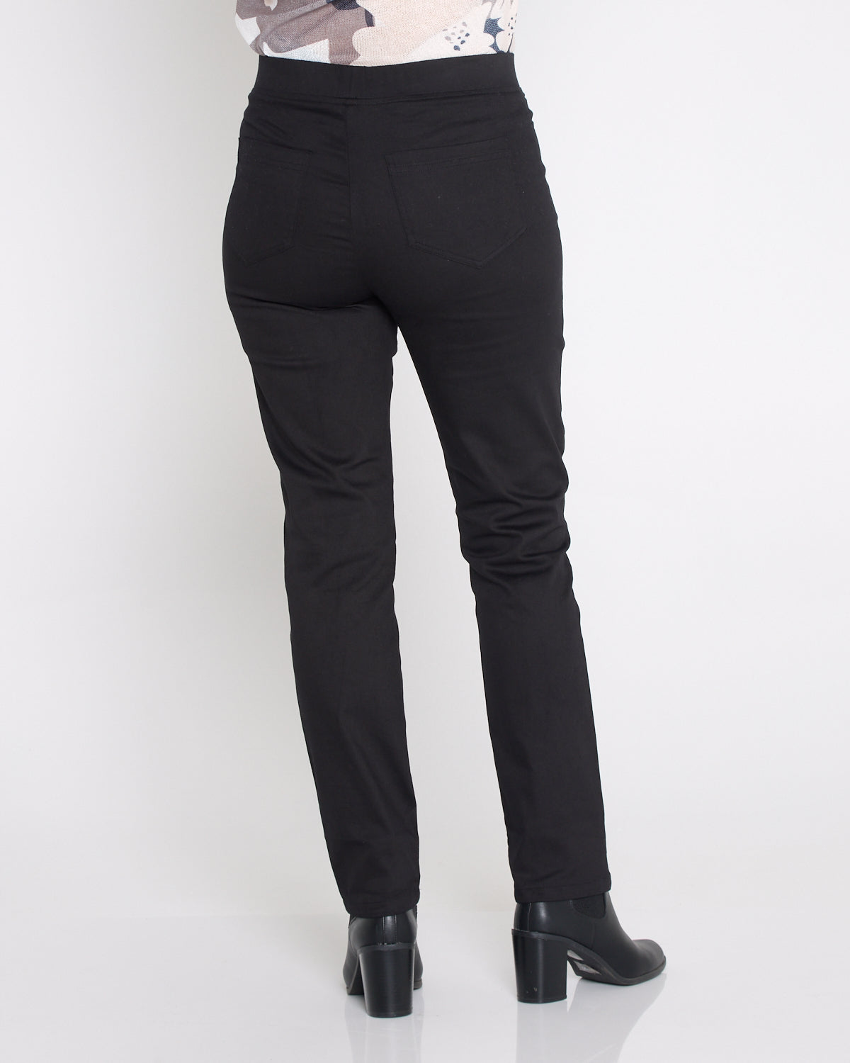 Kayla Winter Pull-On Pants - Black