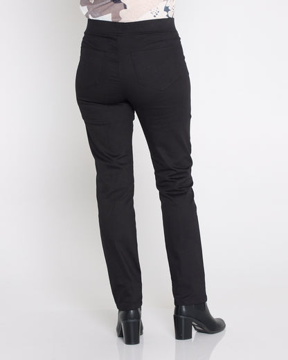 Kayla Winter Pull-On Pants - Black