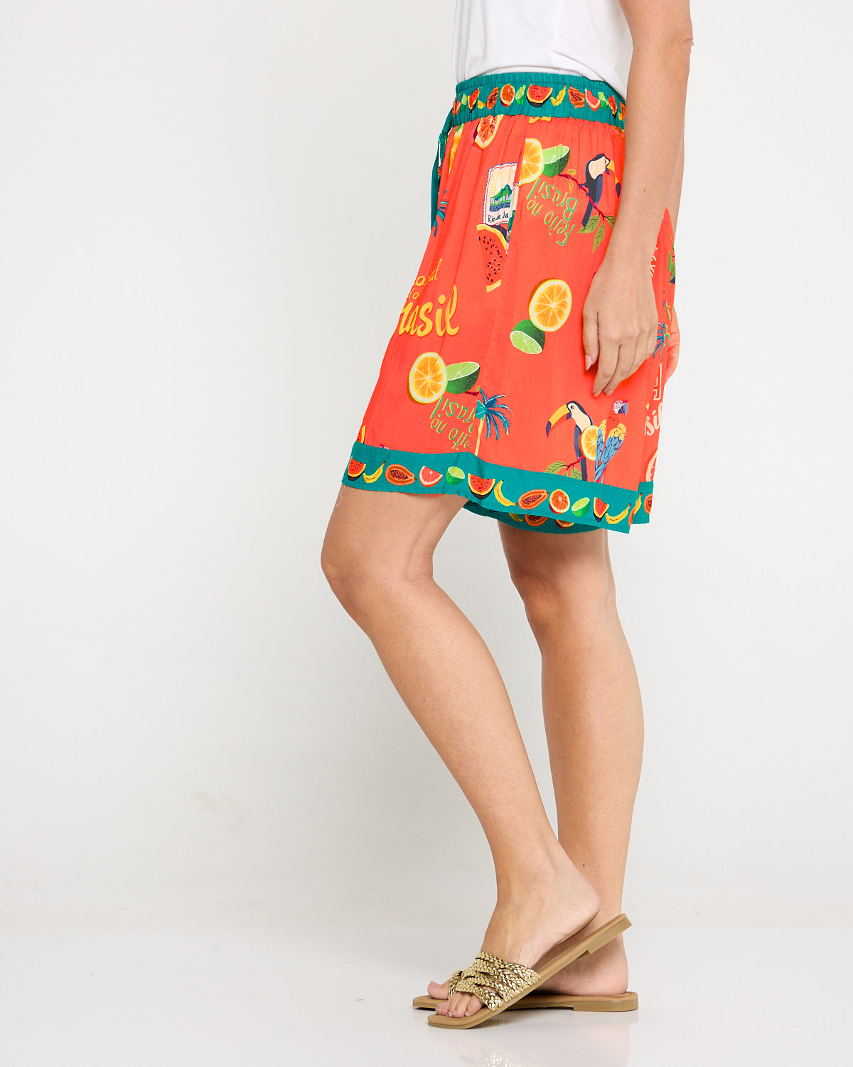 Cabana Short - Brasil Coral