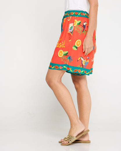 Cabana Short - Brasil Coral