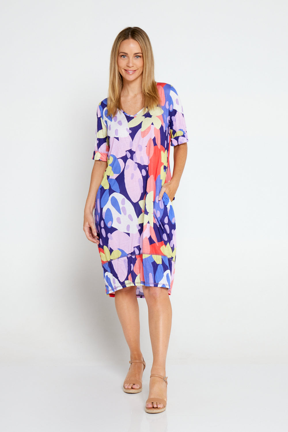 Short Sleeve Bubble Dress - Petal Power – TULIO Fashion