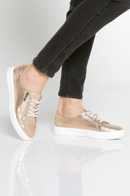 Cara Sneakers - Gold