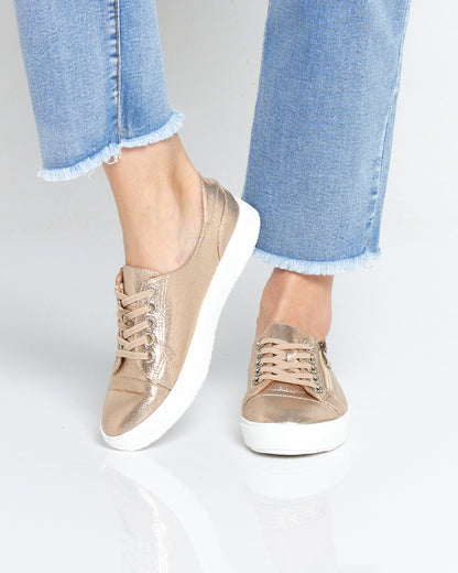 Cara Sneakers - Gold