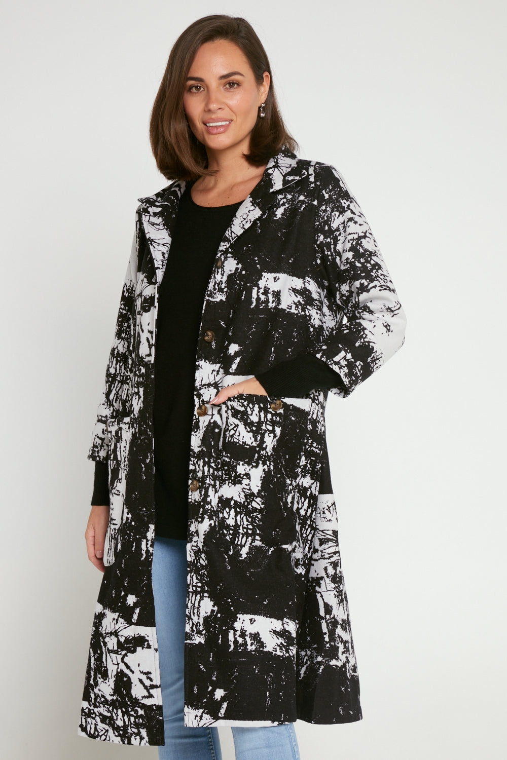 A line fleece coat hotsell