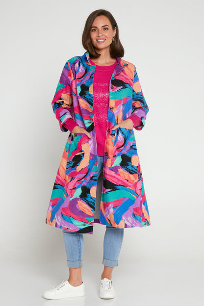 Robbie Rhinestone Knit Jumper - Hot Pink