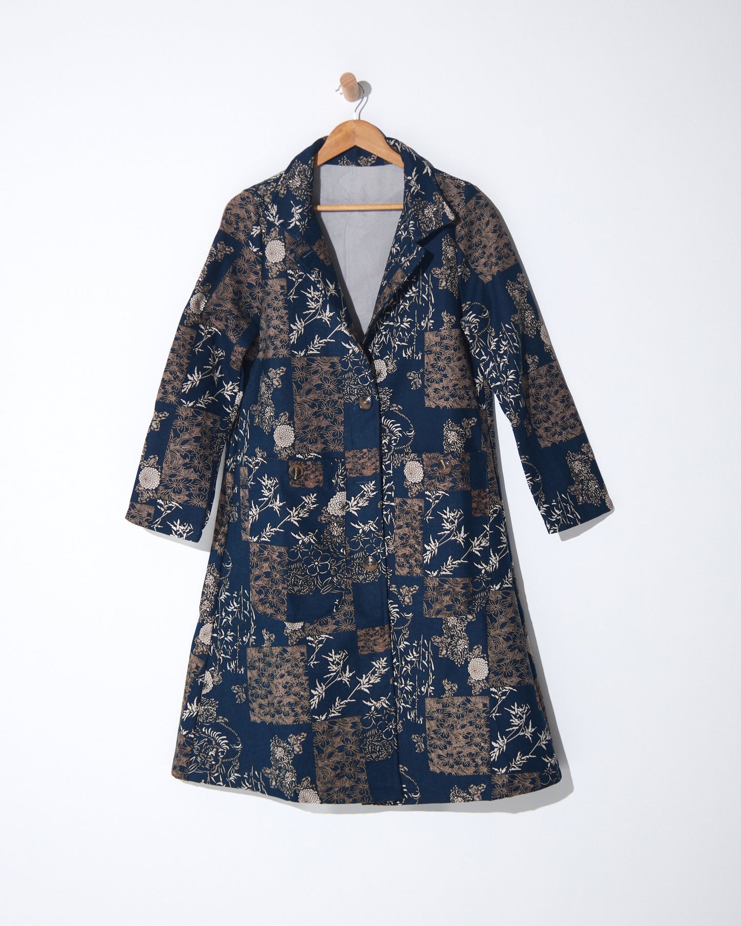 Carlton L/S Fleece Lined Jacket - Twilight Garden