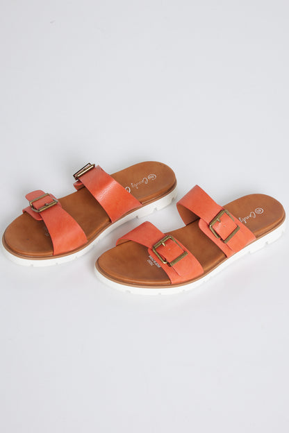 Imogen Sandals - Orange