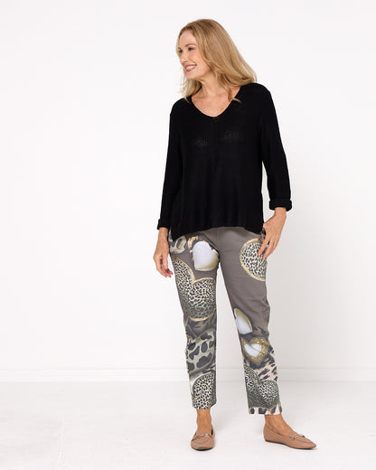 Ridley Pants - Khaki Animal