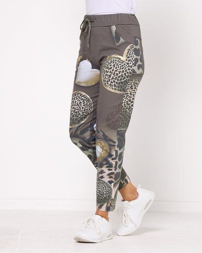 Ridley Pants - Khaki Animal