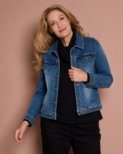Carolyn Denim Jacket - Denim