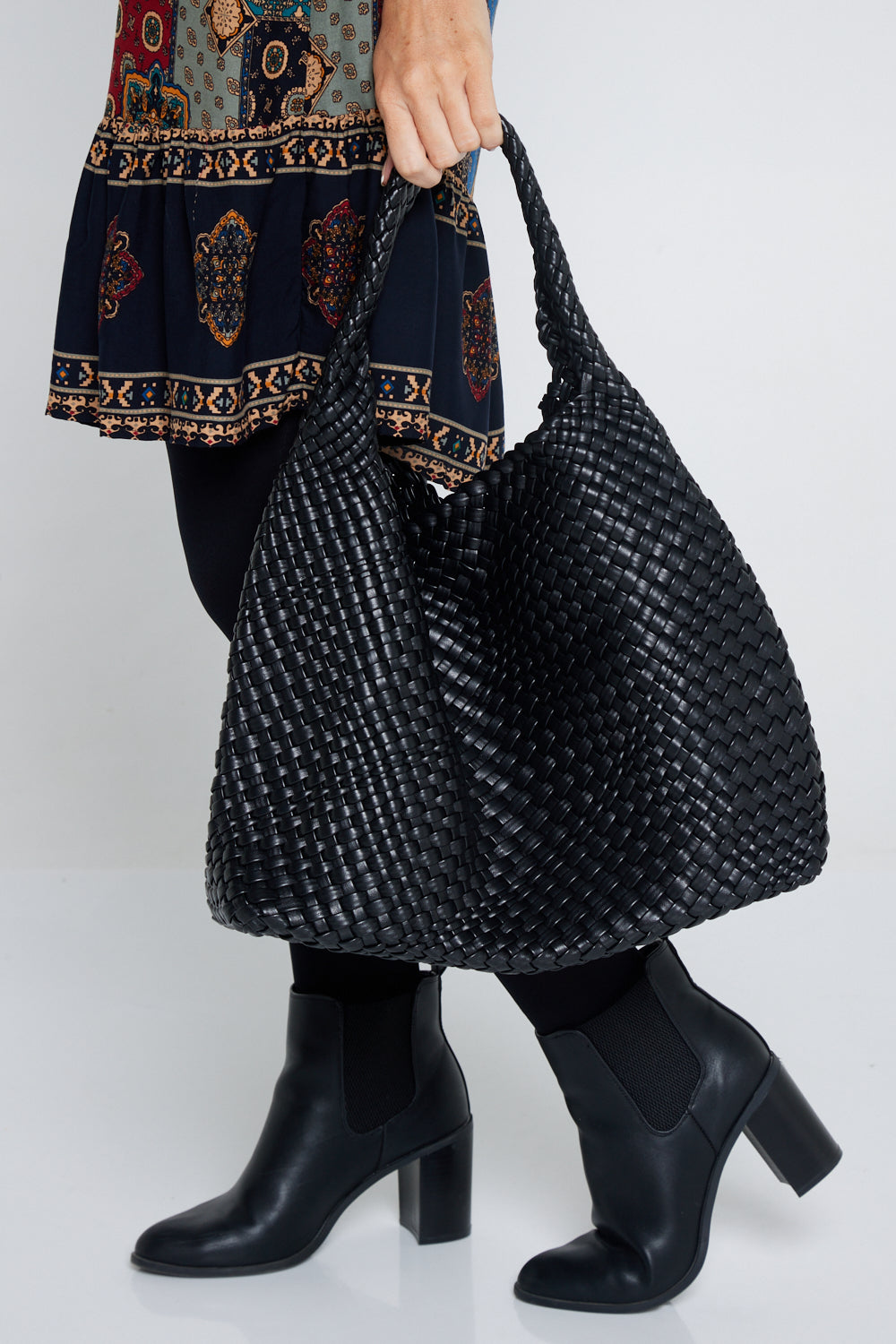 Black slouch bags best sale