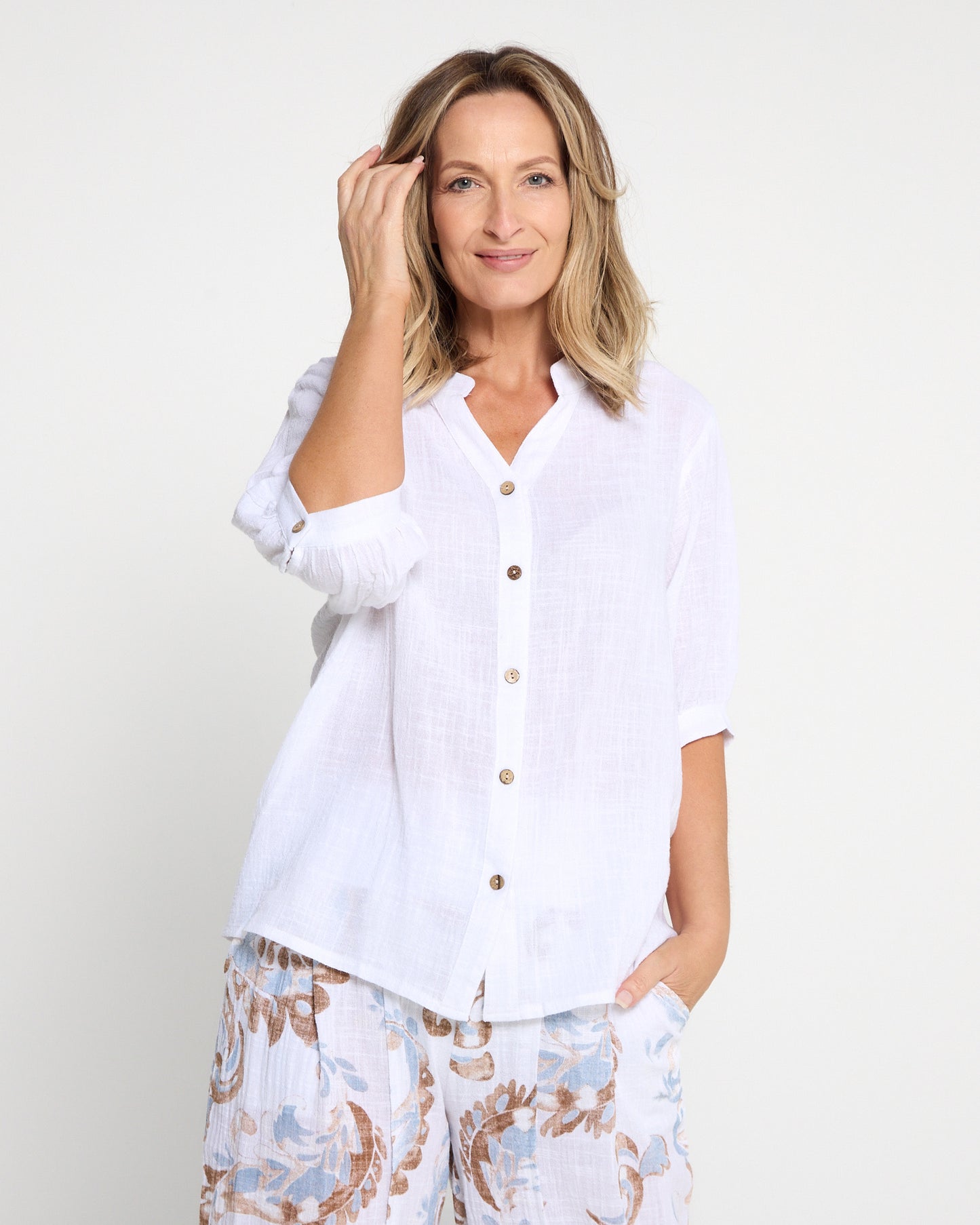 Anneci Shirt - White