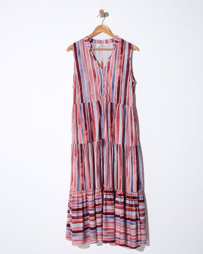Harbour Dress - Muted Stripe
