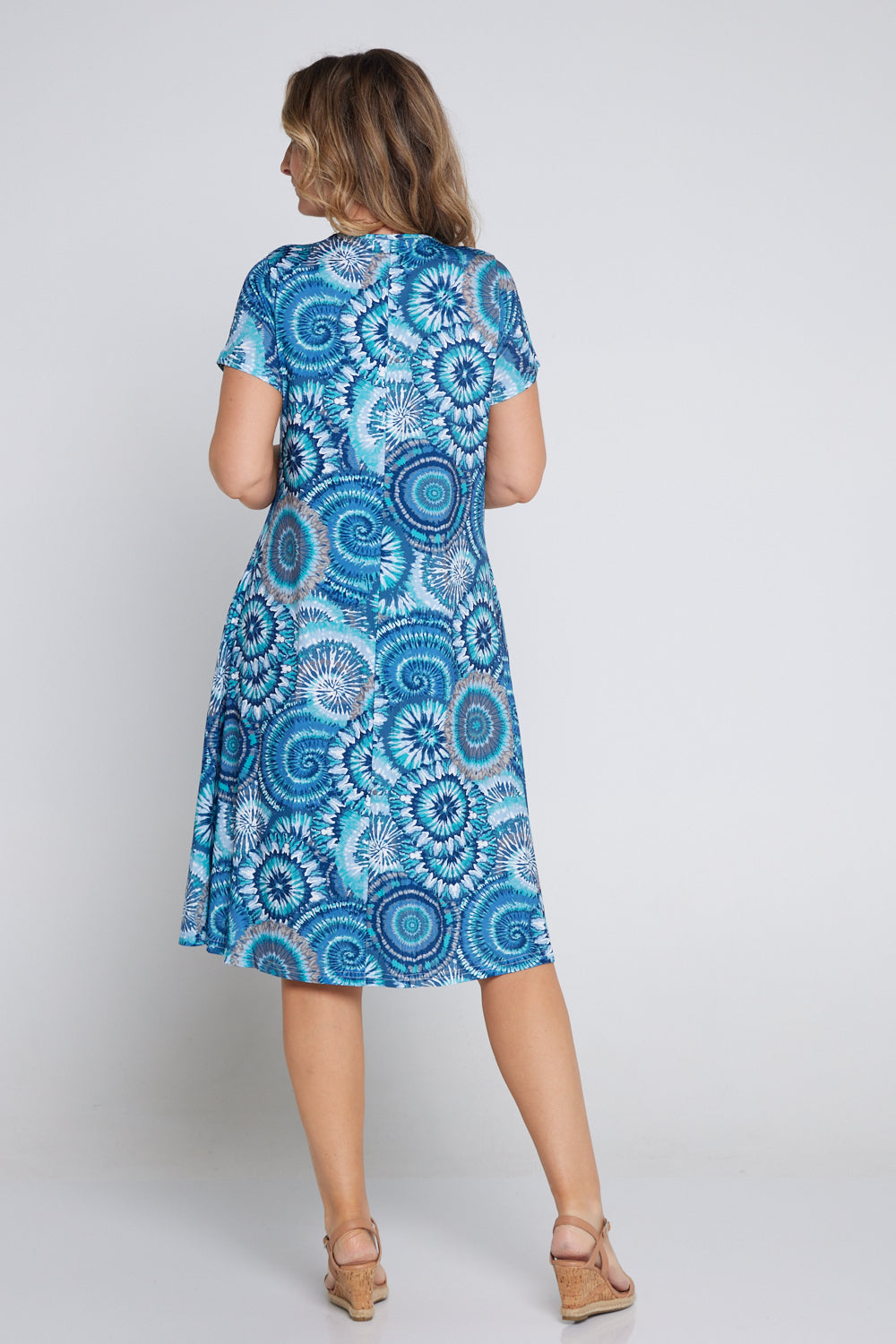 Christobel Dress - Ocean Swirl