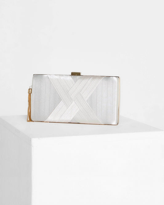 Gina Clutch - Silver