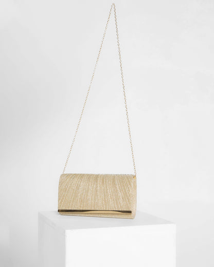 Genevieve Clutch - Gold