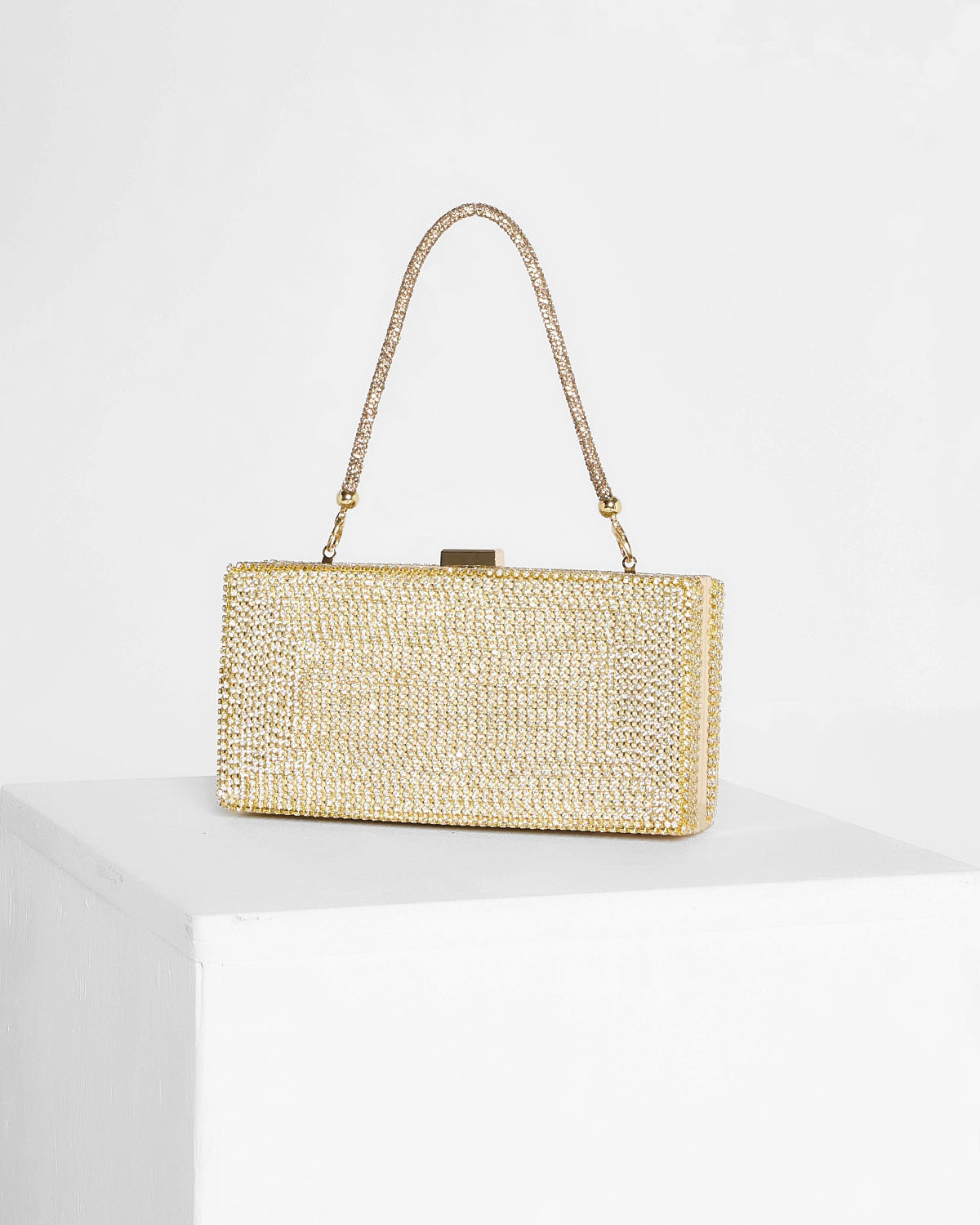 Anika Box Clutch - Gold