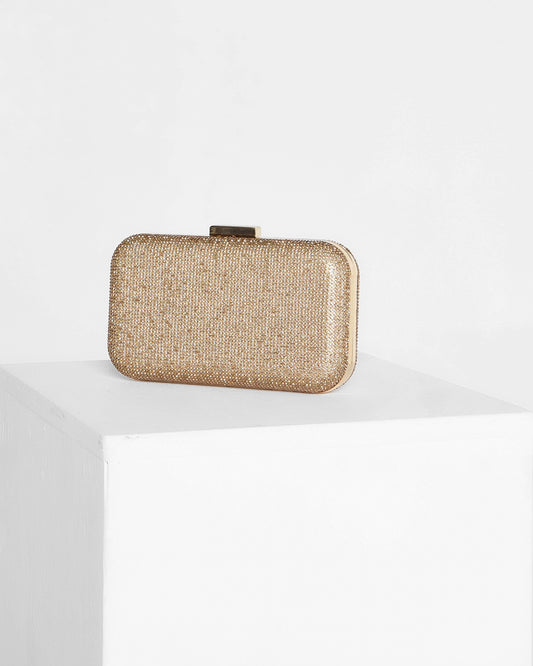 Odette Clutch - Warm Gold