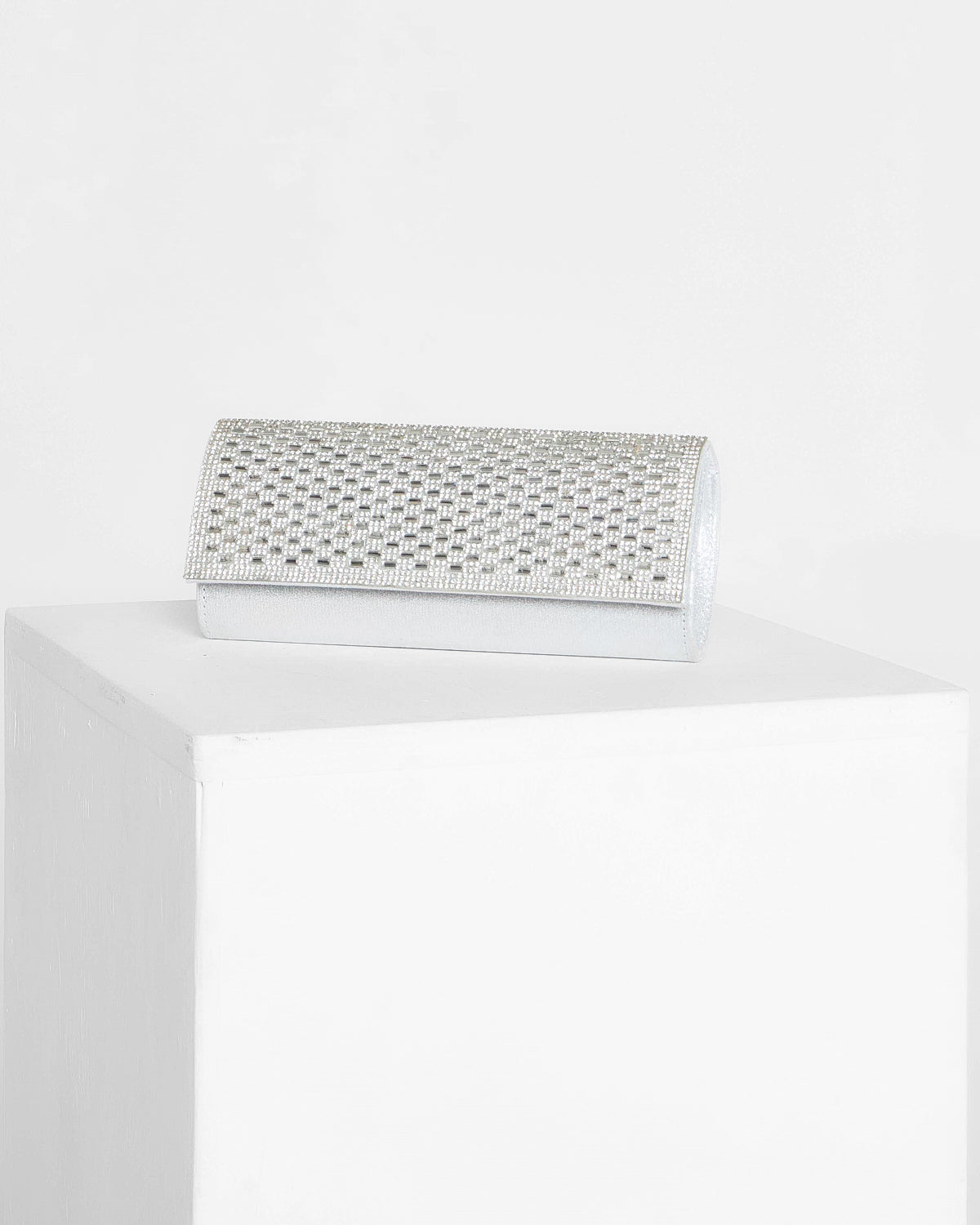 Caroline Clutch - Silver