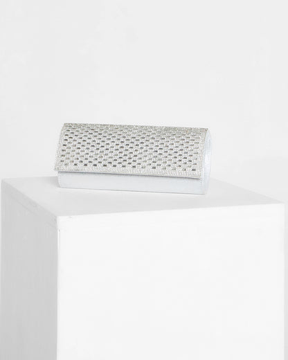 Caroline Clutch - Silver