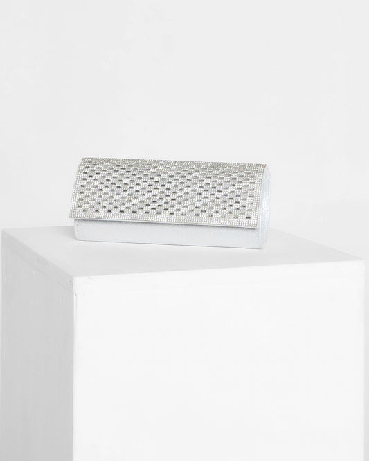 Caroline Clutch - Silver