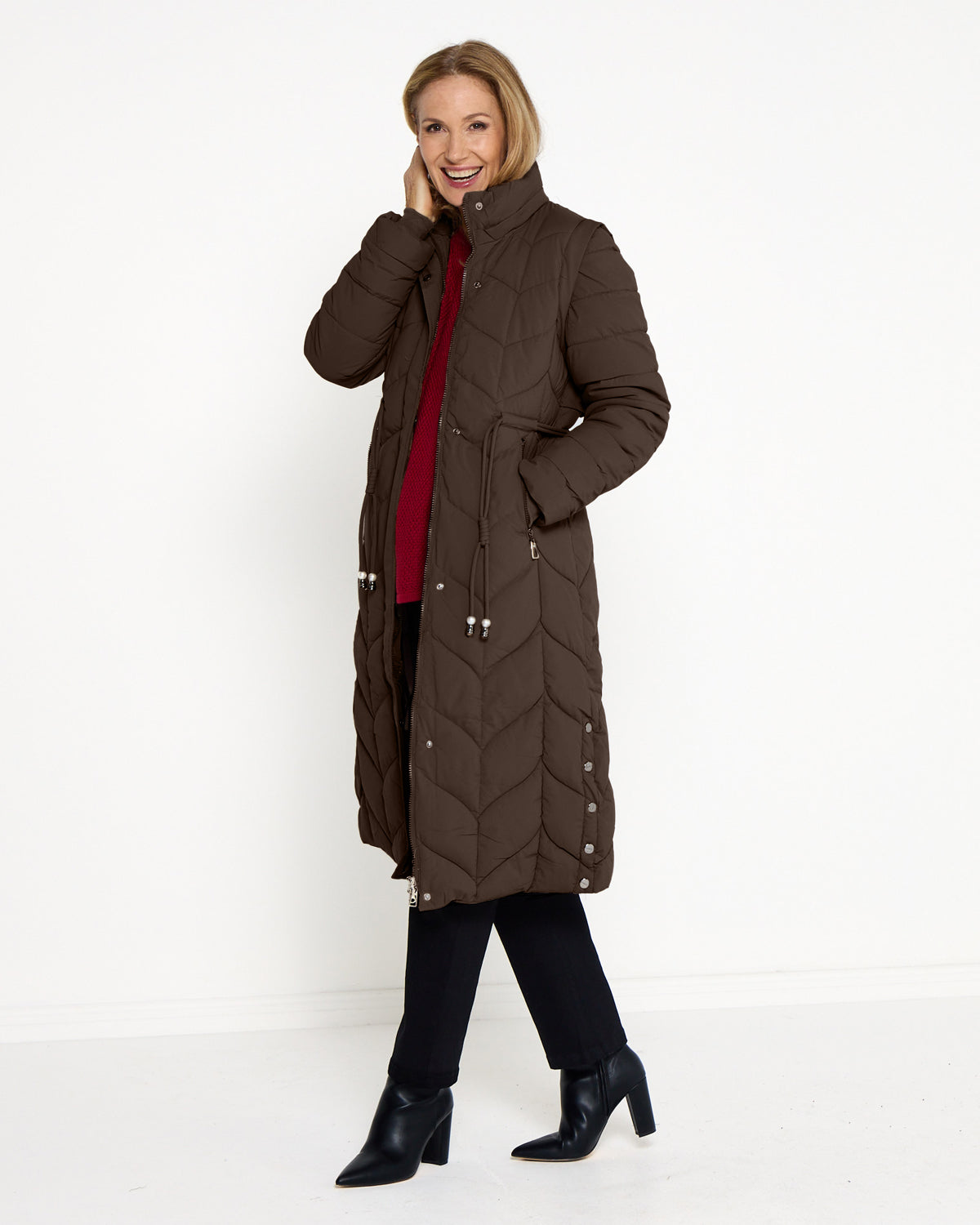 Nerrina Two Way Jacket - Chocolate