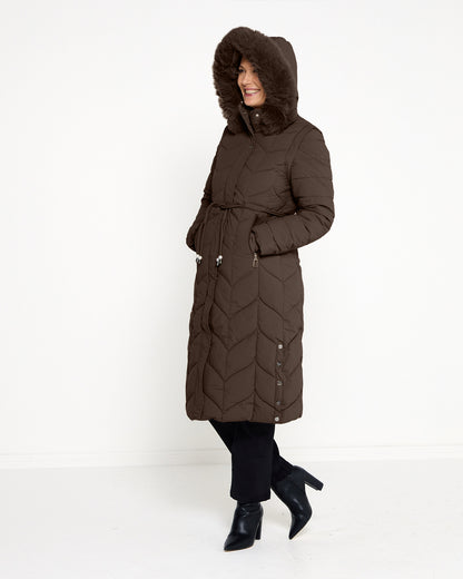 Nerrina Two Way Jacket - Chocolate