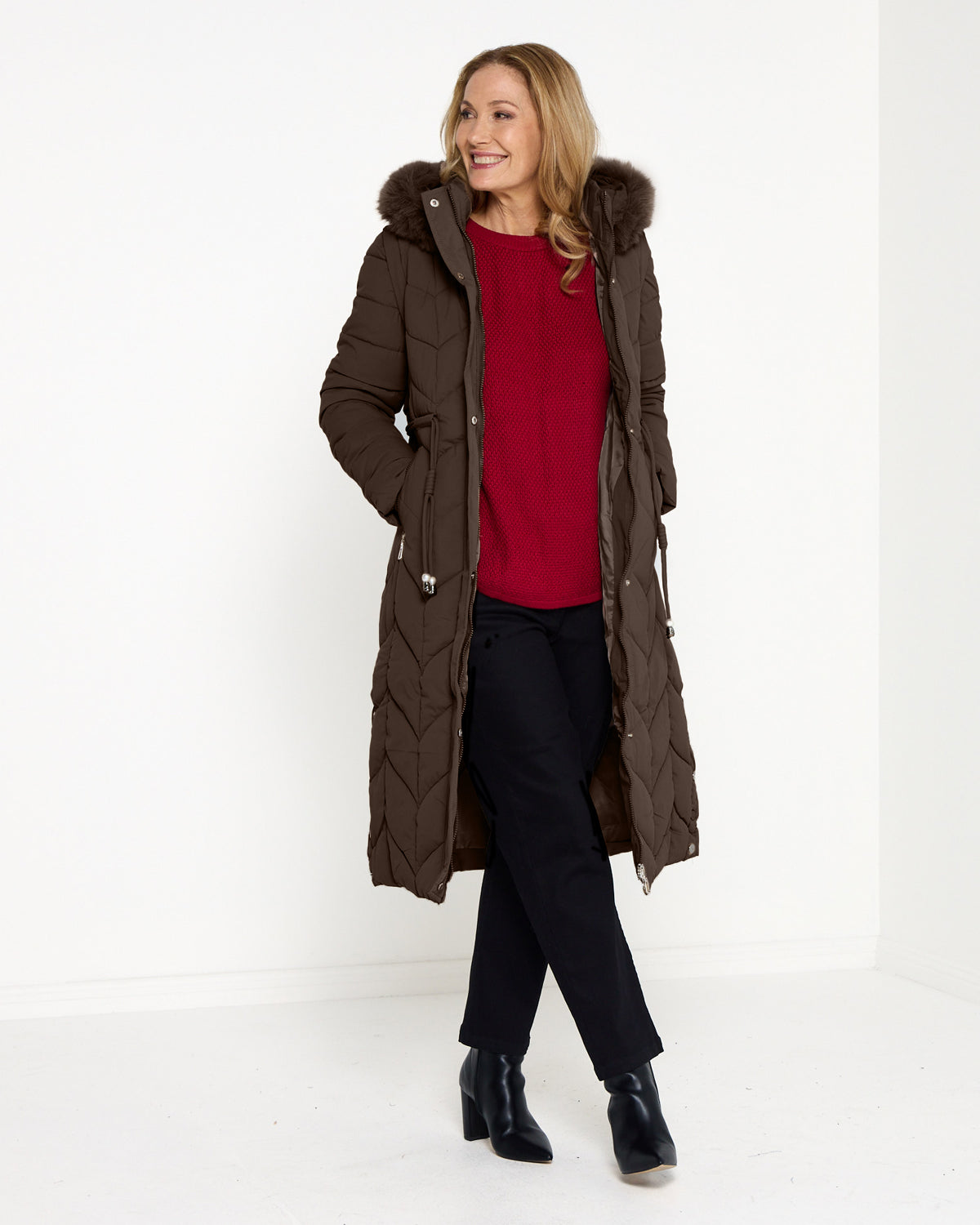 Nerrina Two Way Jacket - Chocolate