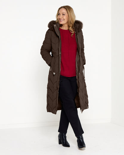 Nerrina Two Way Jacket - Chocolate