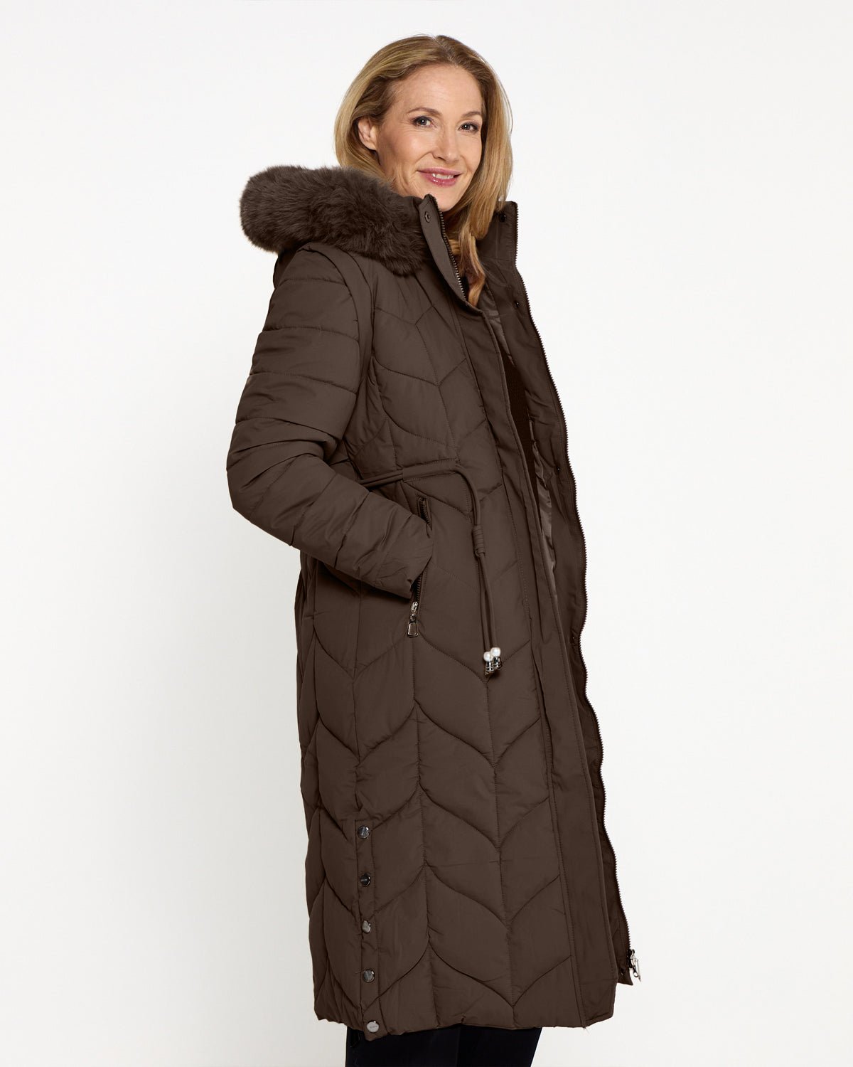 Nerrina Two Way Jacket - Chocolate