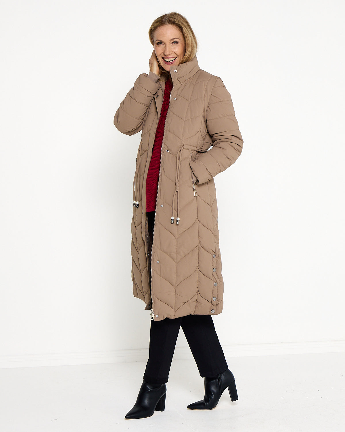 Nerrina Two Way Jacket - Latte