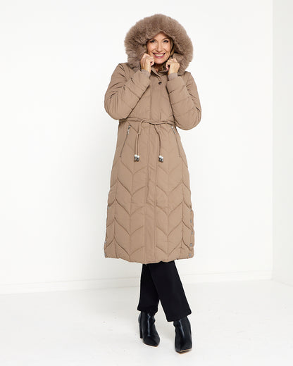 Nerrina Two Way Jacket - Latte