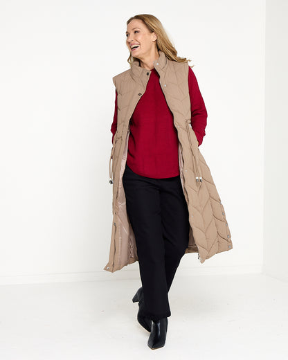 Nerrina Two Way Jacket - Latte