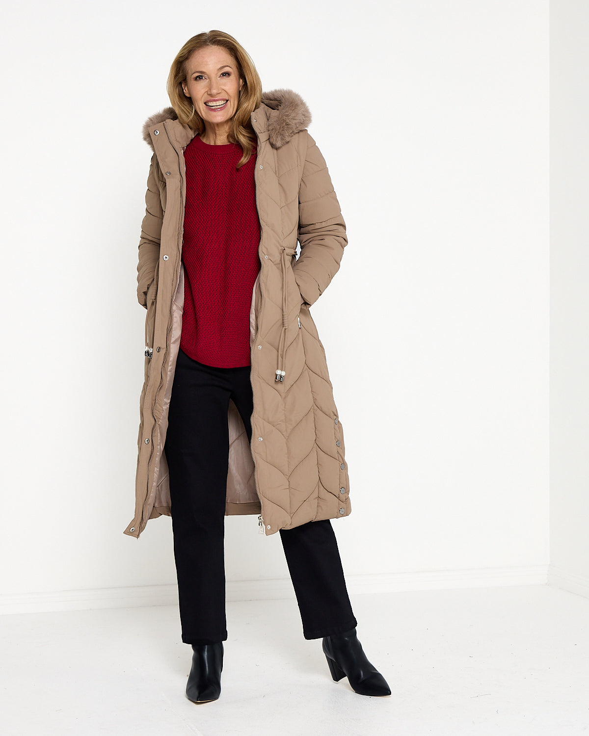 Nerrina Two Way Jacket - Latte