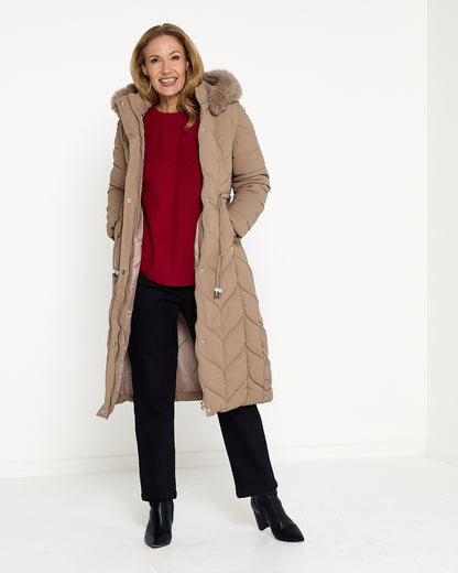Nerrina Two Way Jacket - Latte