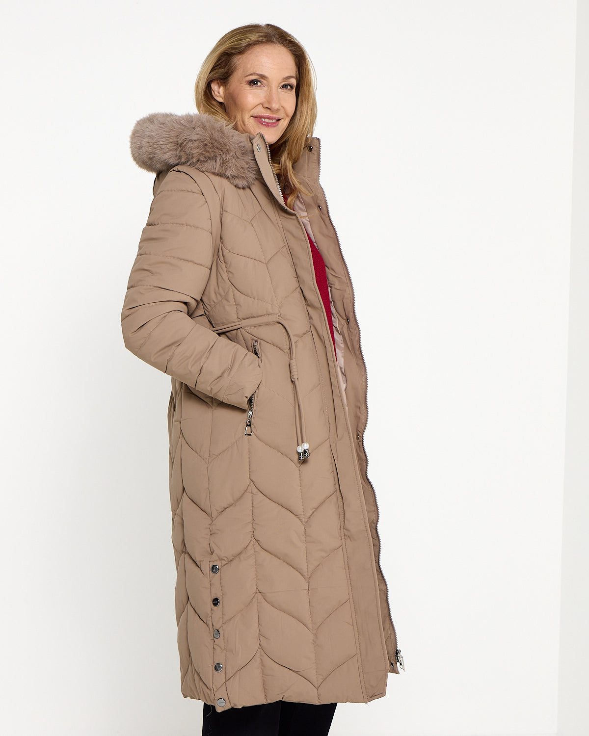 Nerrina Two Way Jacket - Latte