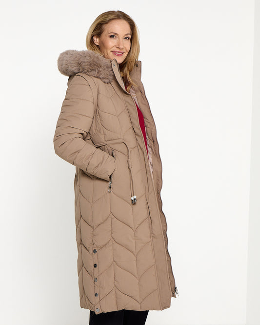 Nerrina Two Way Jacket - Latte