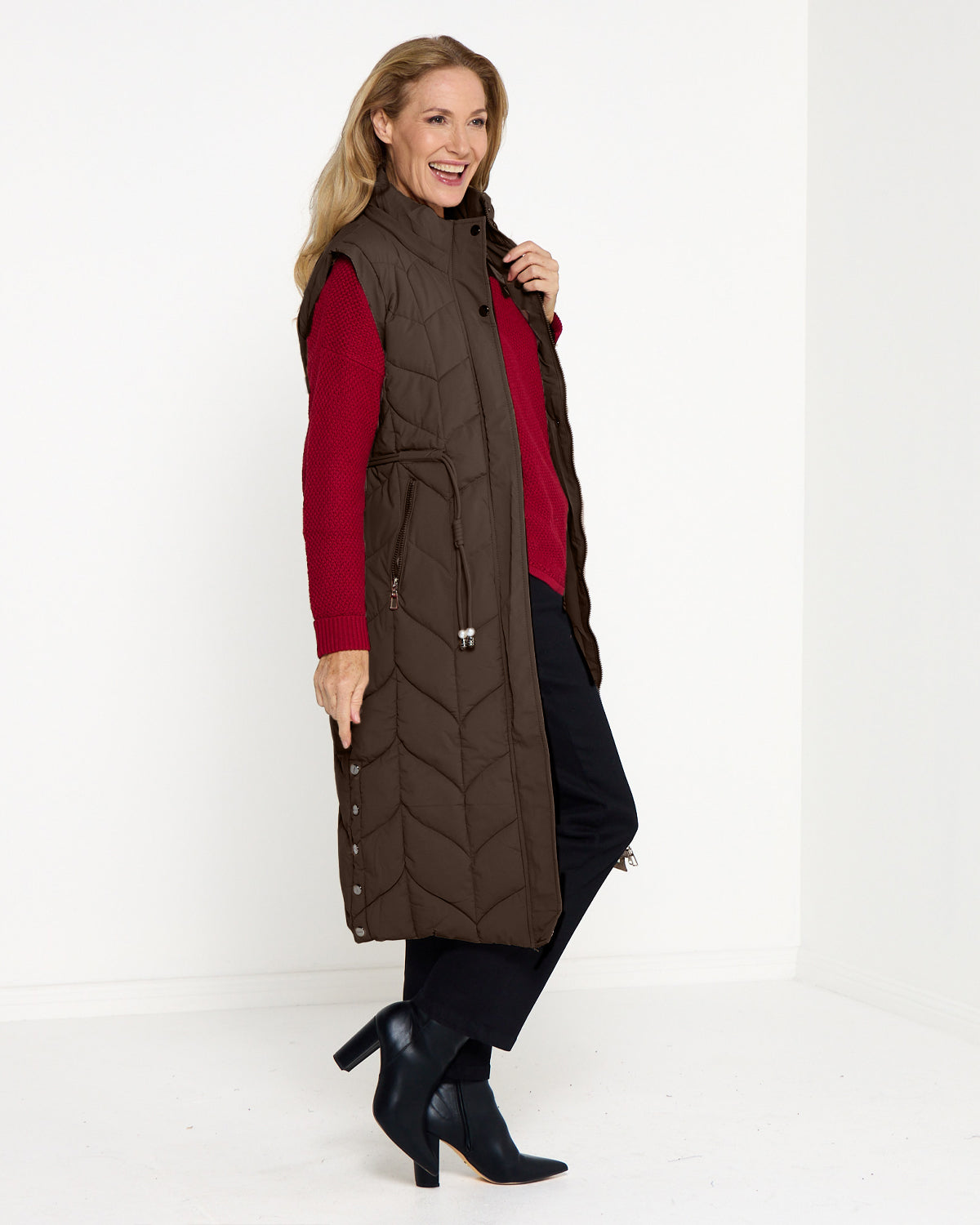 Nerrina Two Way Jacket - Chocolate