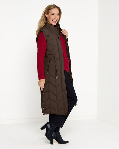 Nerrina Two Way Jacket - Chocolate
